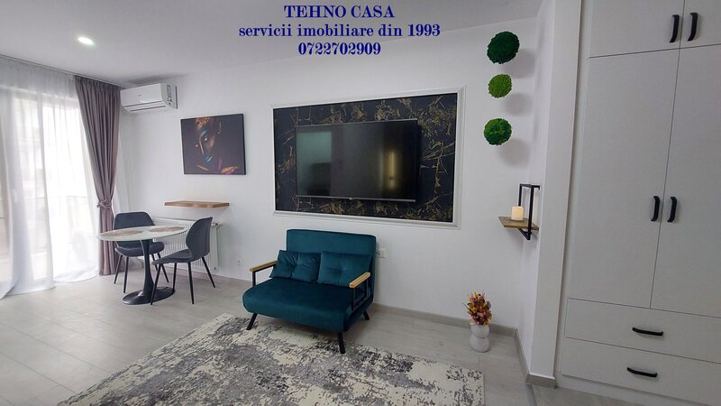 Hills Brauner, garsoniera lux, centrala, loc parcare, metrou 800m