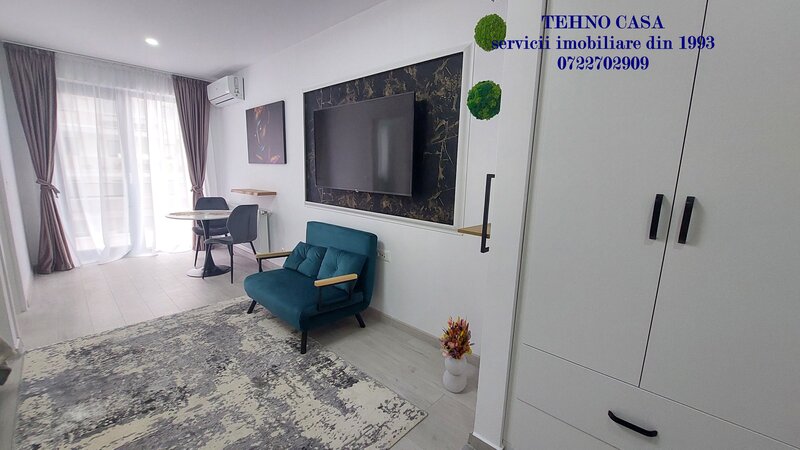 Hills Brauner, garsoniera lux, centrala, loc parcare, metrou 800m