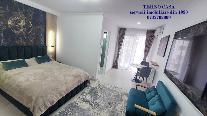 Hills Brauner, garsoniera lux, centrala, loc parcare, metrou 800m