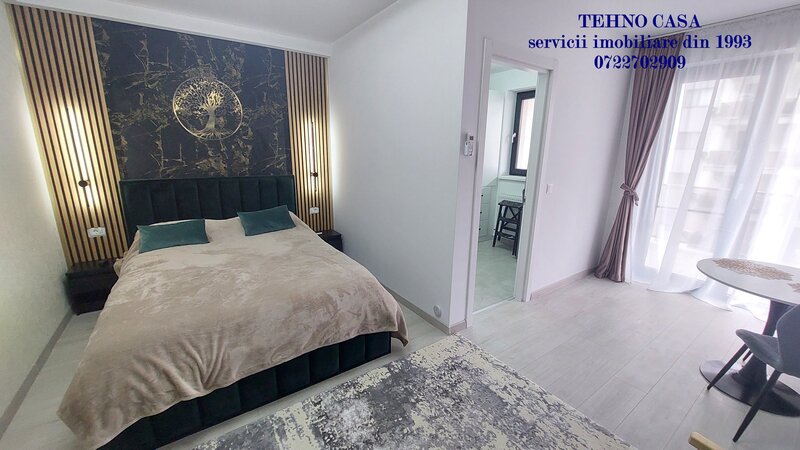 Hills Brauner, garsoniera lux, centrala, loc parcare, metrou 800m