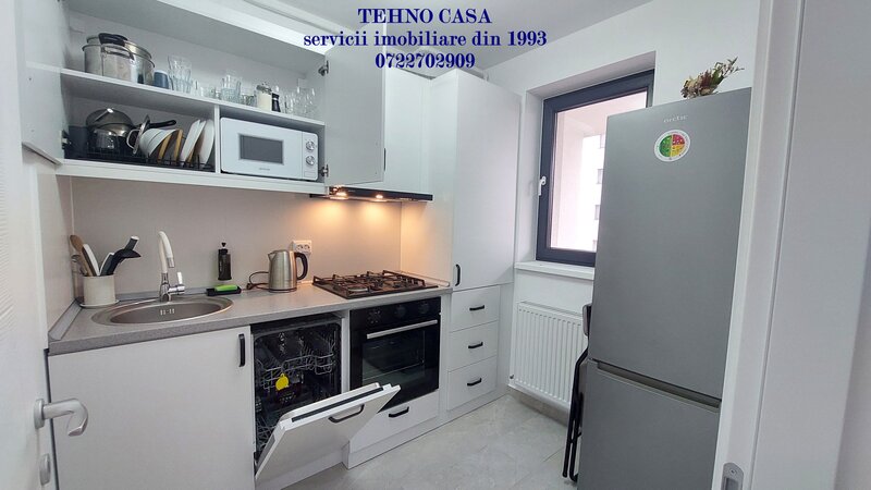 Hills Brauner, garsoniera lux, centrala, loc parcare, metrou 800m