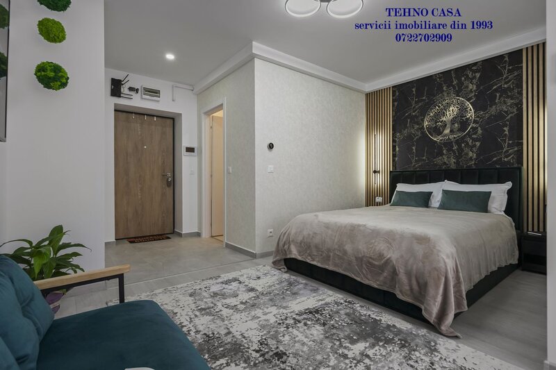 Hills Brauner, garsoniera lux, centrala, loc parcare, metrou 800m